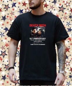 Death Wish 50th Anniversary 1974 – 2024 Charles Bronson Thank You For The Memories T-Shirt