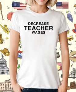 Dippytees Decrease Teacher Wags T-Shirt