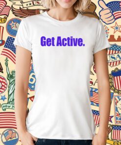 Dwayne Taylor Jr Wearing Get Active Shirt