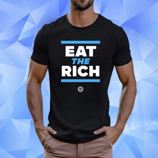 Eat The Rich Uaw On Strike T-Shirt