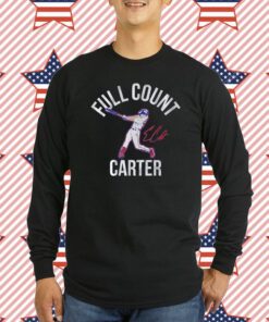 Official Evan Carter Full Count Carter Texas T-Shirt