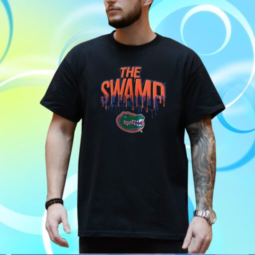 Florida Gators Fanatics Branded Blackout Swamp Drip T-Shirt