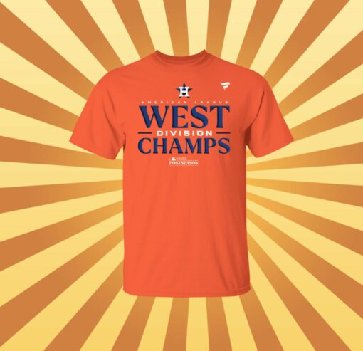 Houston Astros Fanatics Branded 2023 Al West Division Champions Locker Room T-Shirt