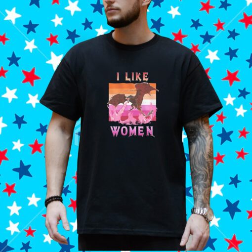 I Like Women Lesbian Flag Shirt