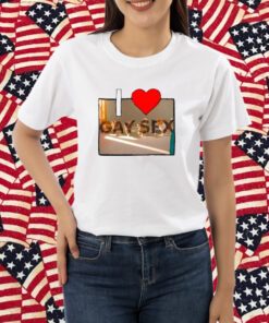 I Love Gay Sex Cat T-Shirt