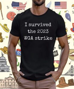 Official I Survived The 2023 Wga Strike TShirt