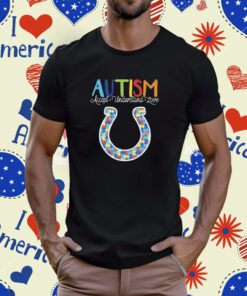 Indianapolis colts NFL autism awareness accept understand love T-Shirt