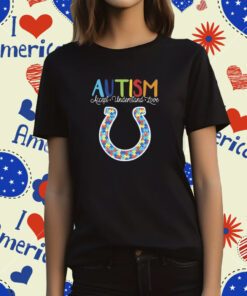 Indianapolis colts NFL autism awareness accept understand love T-Shirt