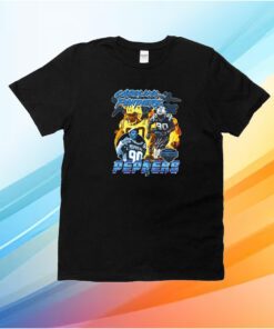 Julius Peppers Carolina Panthers Mitchell Ness 2023 Hall Of Honor T-Shirt