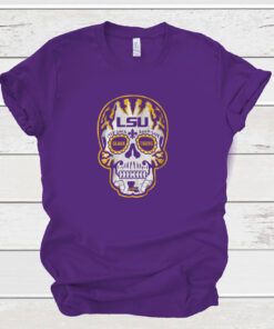 LSU Football: Sugar Skull T-Shirt