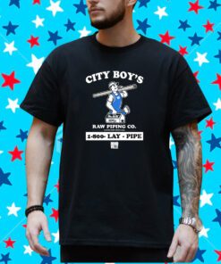 Lay Pipe City Boy’s Raw Piping Co 1-800 Lay Pipe Hoodville Shirt
