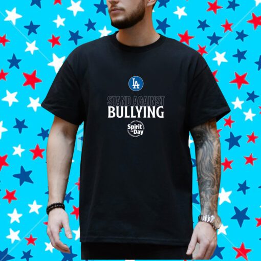 Los Angeles Dodgers Stand Against Bullying Spirit Day Shirt