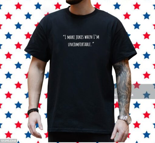 Matthew Perry I Make Jokes When I’m Uncomfortable Printed T-Shirt