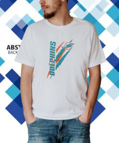 Miami Dolphins Starter Color Scratch T-Shirt