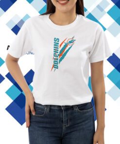 Miami Dolphins Starter Color Scratch T-Shirt