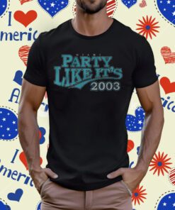 Miami Party Like Its 2003 Baseball T-Shirt