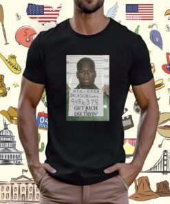 Official Mug Shot Jackson 50 Cent Get Rich Or Die Tryin T-Shirt