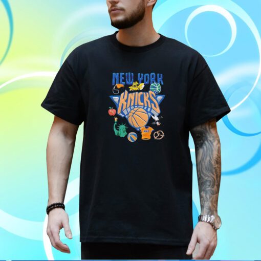 New York Knicks Nba X Market Claymation T-Shirt