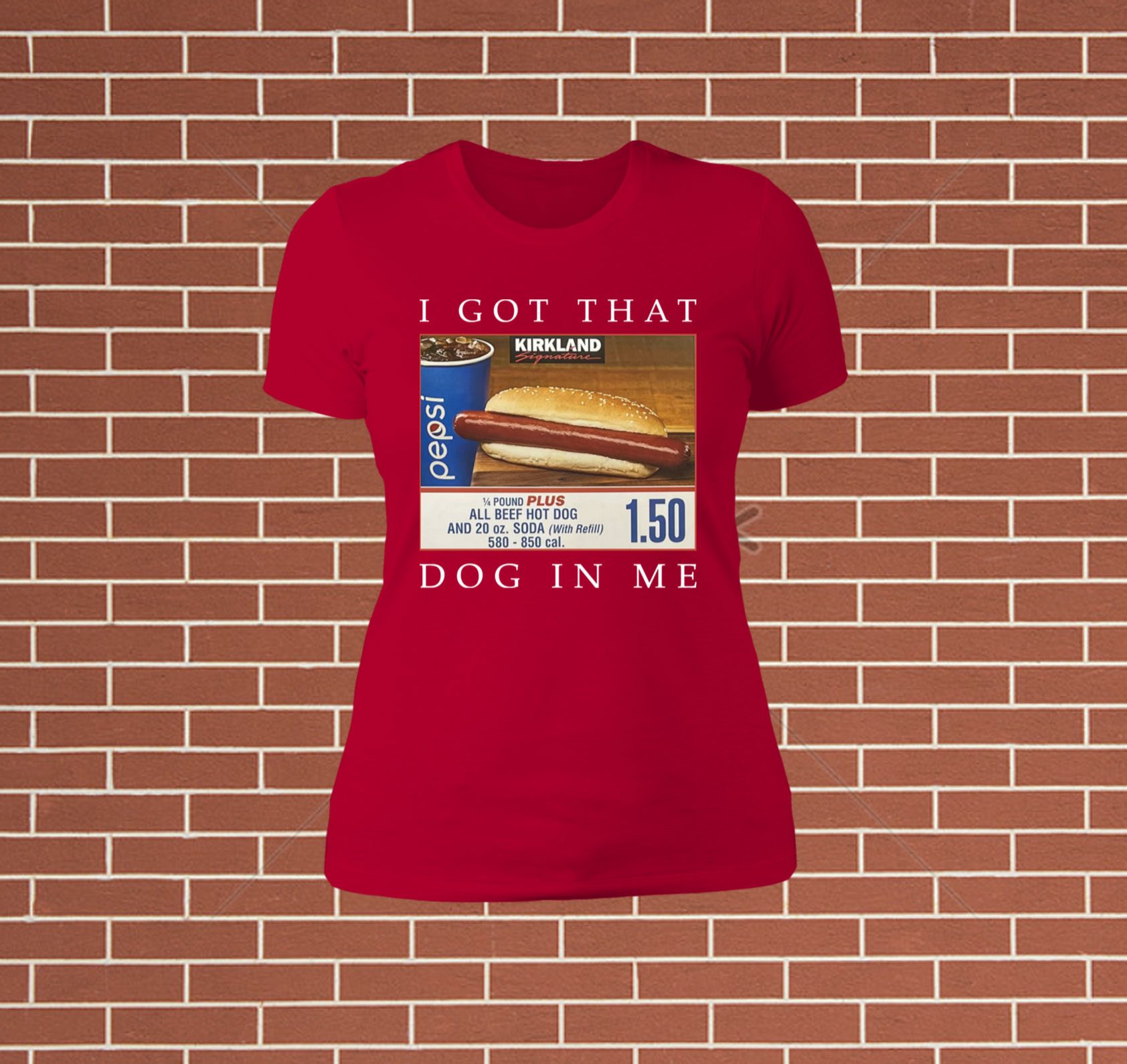 Kirkland Costco Hot Dog Combo T-Shirt 