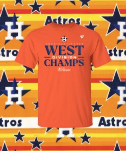 Official Houston Astros Al West Division Champions 2023 T-Shirt