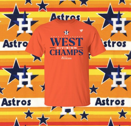 Official Houston Astros Al West Division Champions 2023 T-Shirt