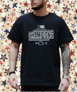 Penn State Nittany Lions 2023 Big Ten Men’s Soccer Regular Season Champions Locker Room T-Shirt