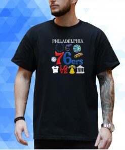 Philadelphia 76ers Nba X Market Claymation T-Shirt