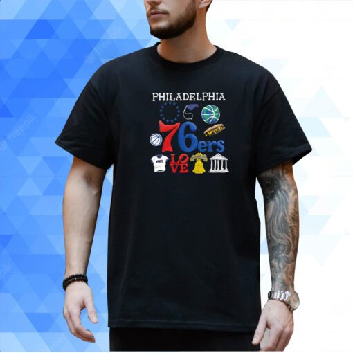 Philadelphia 76ers Nba X Market Claymation T-Shirt