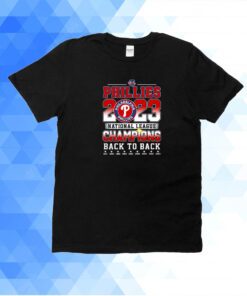 Philadelphia Phillies 2023 National League Champions Back To Back Shirt