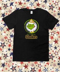 Pittsburgh Steelers I Hate People But I Love My Steeler Grinch T-Shirt