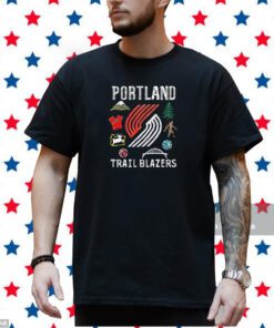 Portland Trail Blazers Nba X Market Claymation T-Shirt