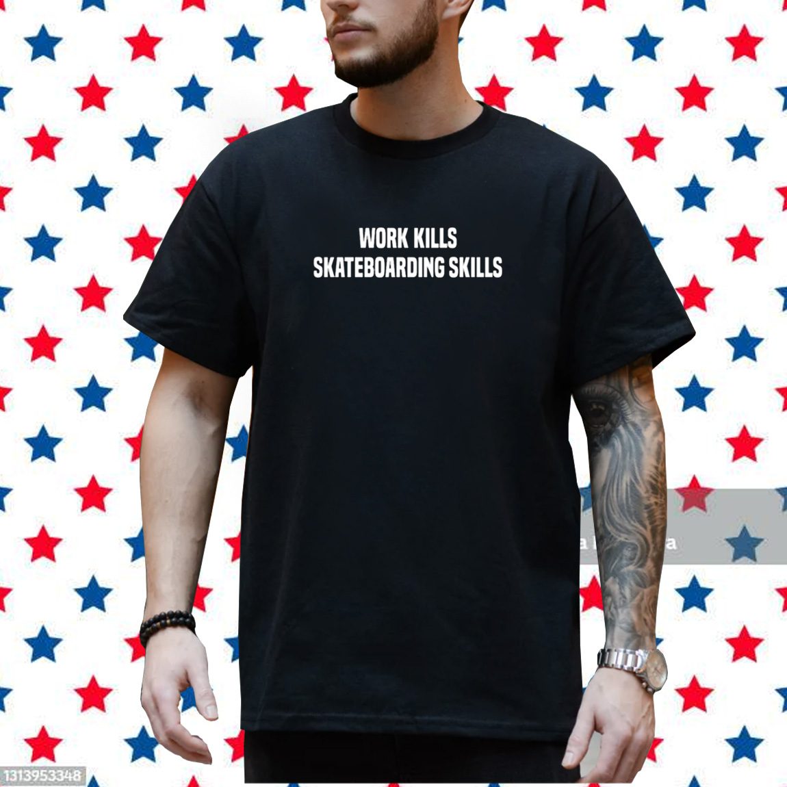Quarter Snacks Work Kills Skateboarding Skills T-Shirt