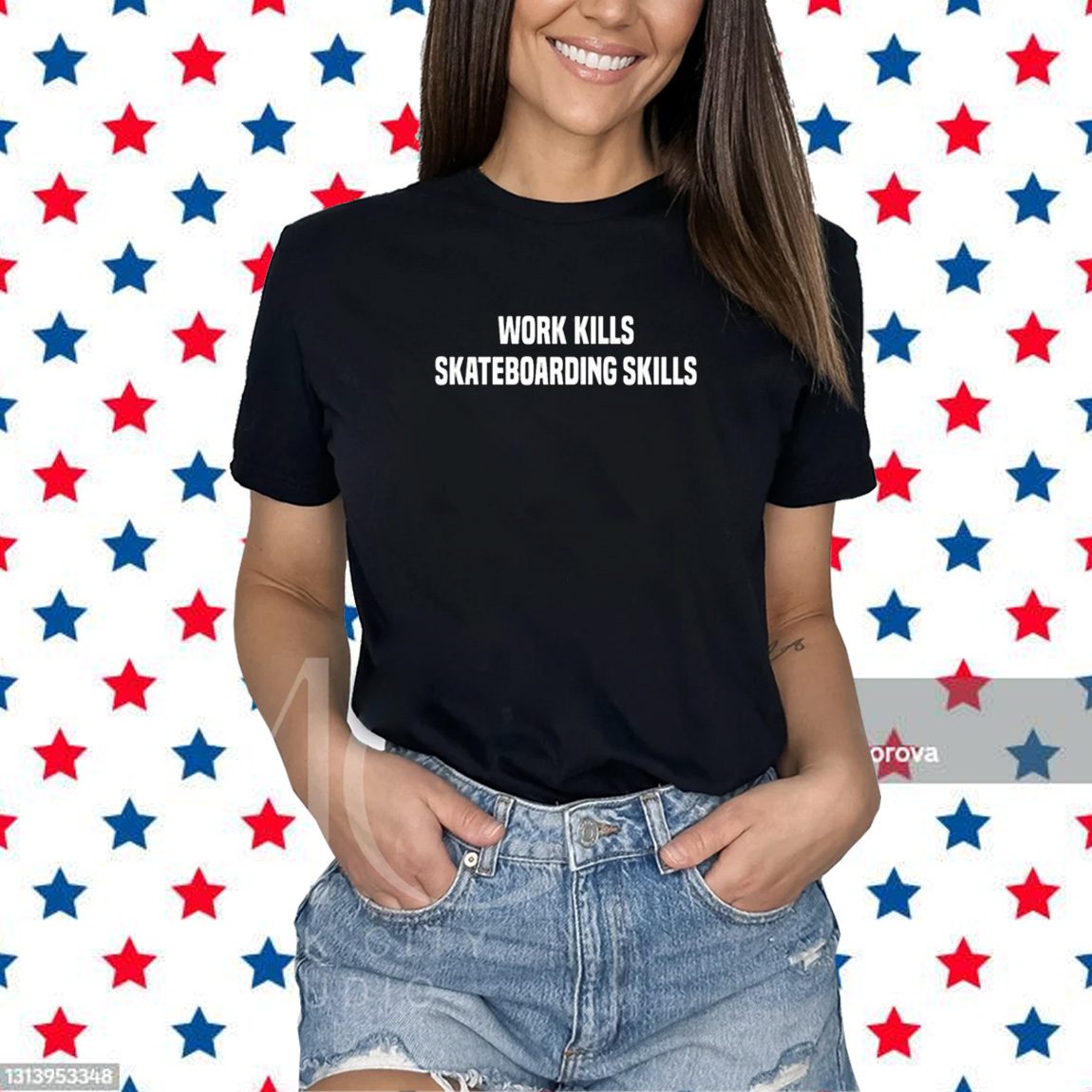 Quarter Snacks Work Kills Skateboarding Skills T-Shirt