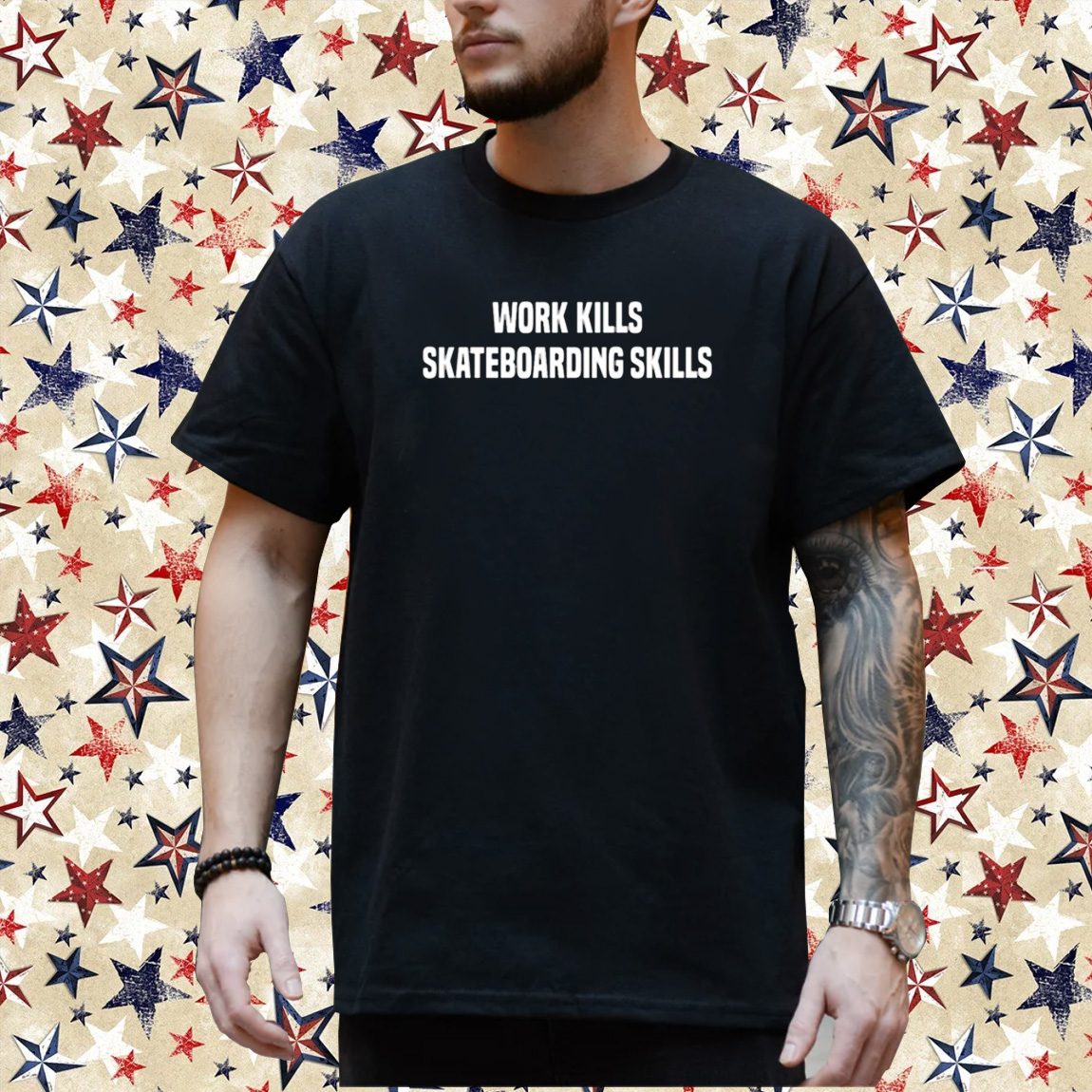 Quartersnacks Work Kills Skateboarding Skills T-Shirt