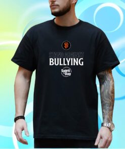 Sf Giants Stand Against Bullying Spirit Day Shirt