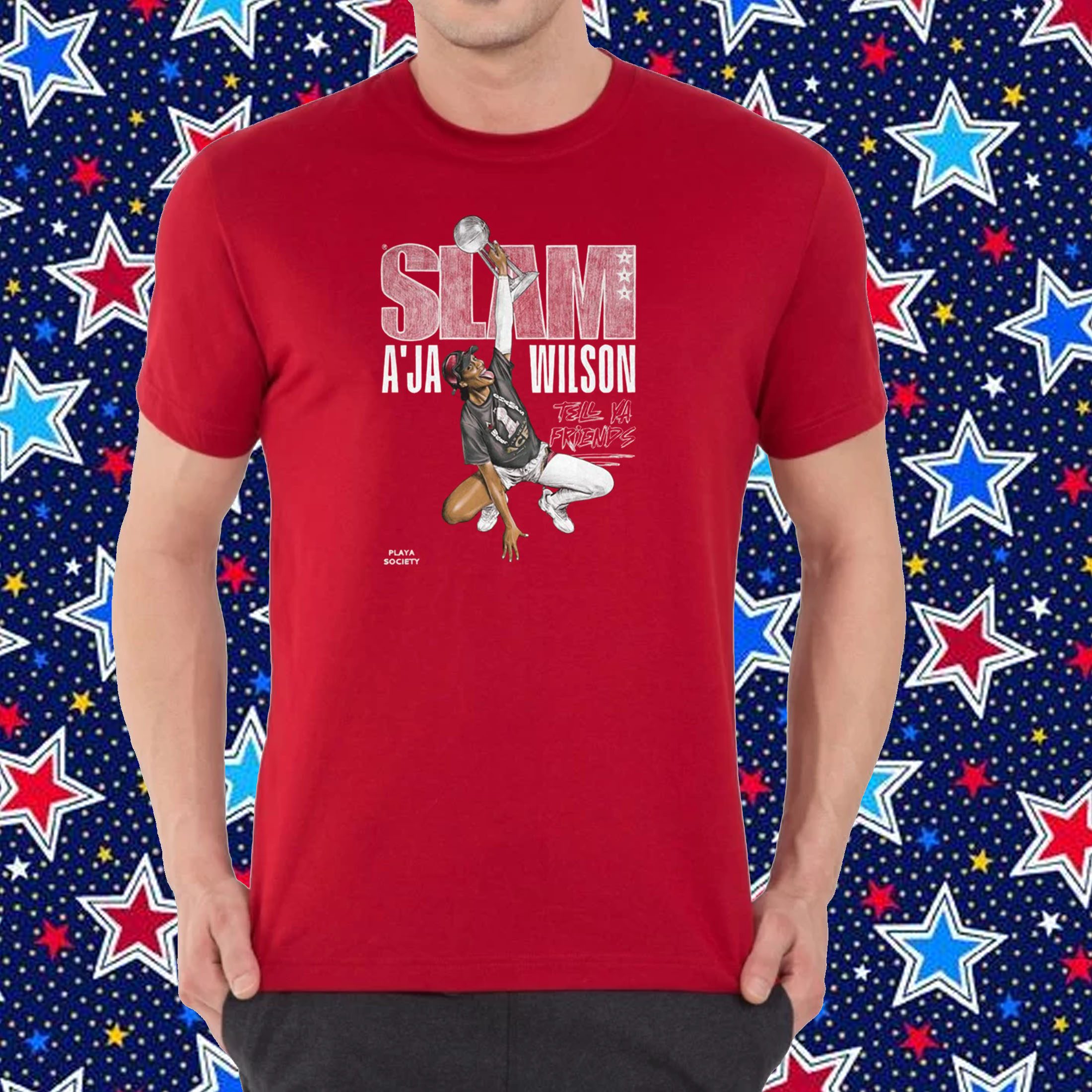 Slam Graphic A'ja Wilson Slam Shirt