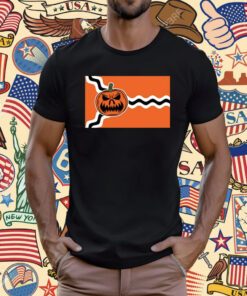 St. Louis Flag Halloween Pumpkin T-Shirt