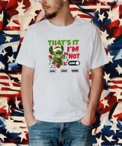 Stitch That’s It I’m Not Going T-Shirt