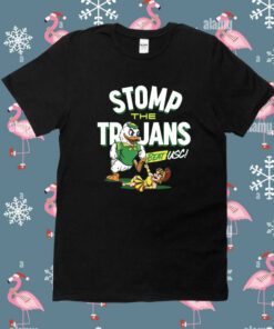 Stomp The Trojans for Oregon College T-Shirt
