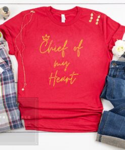 Taylor Swift And Kansas City Chiefs Chief Of My Heart Tee Shirt