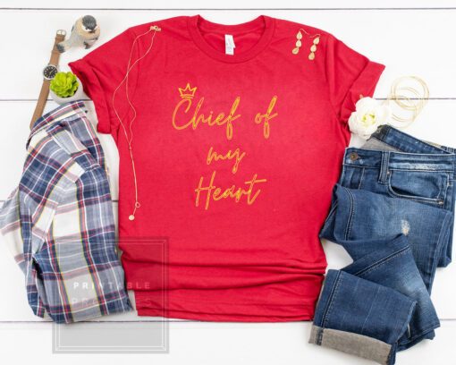 Taylor Swift And Kansas City Chiefs Chief Of My Heart Tee Shirt