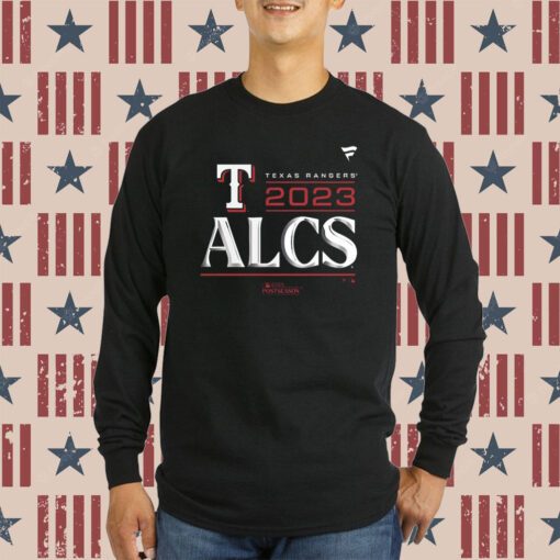 Official Texas Rangers 2023 Alcs Post Season T-Shirt