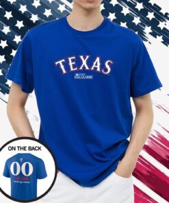 Texas Rangers 2023 American League Champions Custom Name Number Shirt