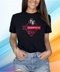 Texas Rangers 2023 American League Champions Diamond Icon Shirt