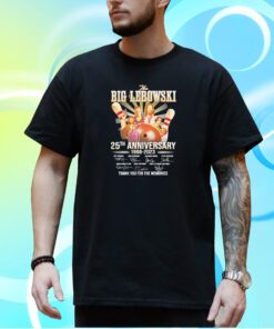 The Big Lebowski 25th Anniversary 1998 – 2023 Thank You For The Memories T-Shirt