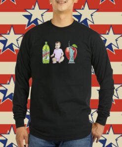 The Lana Mtn Dew Baby Apple Statue Of Liberty T-Shirt
