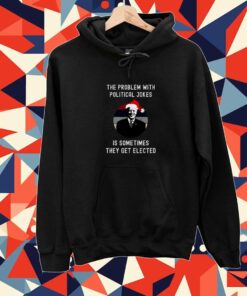 The Problem With Political Jokes Funny Christmas Anti Biden Tee shirt