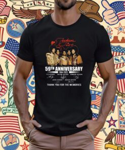 The jackson 5 59th anniversary 1964 2023 thank you for the memories signatures T-Shirt