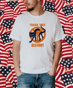 Trash Talk Destroy Black Cat T-Shirt