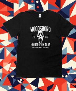 Woodsboro Horror Film Halloween Tee shirt